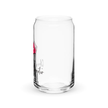 Unreliable Narrator Can-Shaped Glass