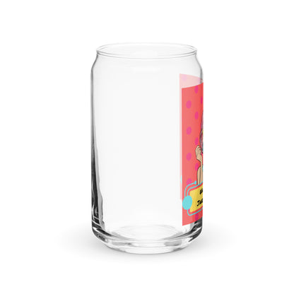 Can-shaped glass