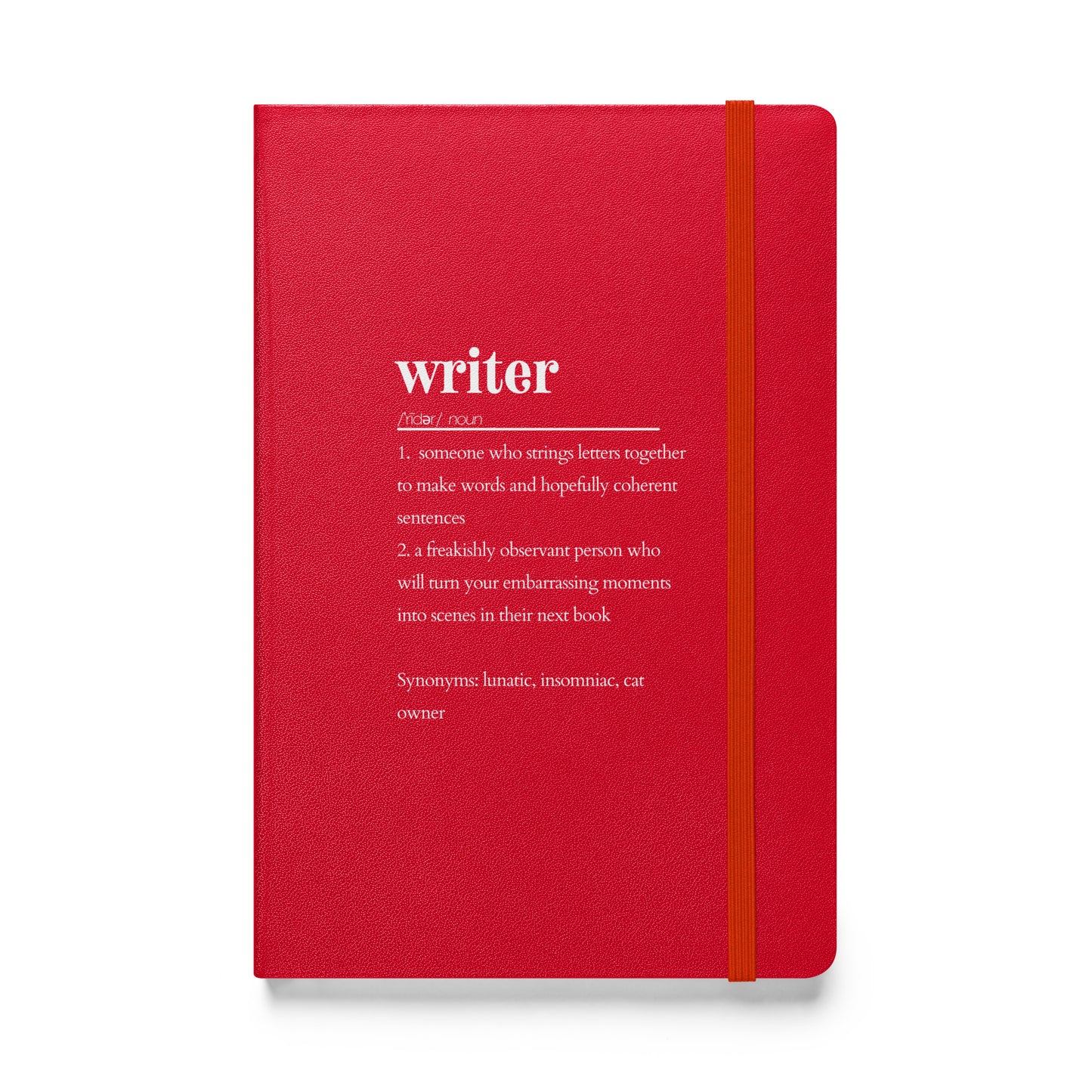 Writer definition - Hardcover bound notebook