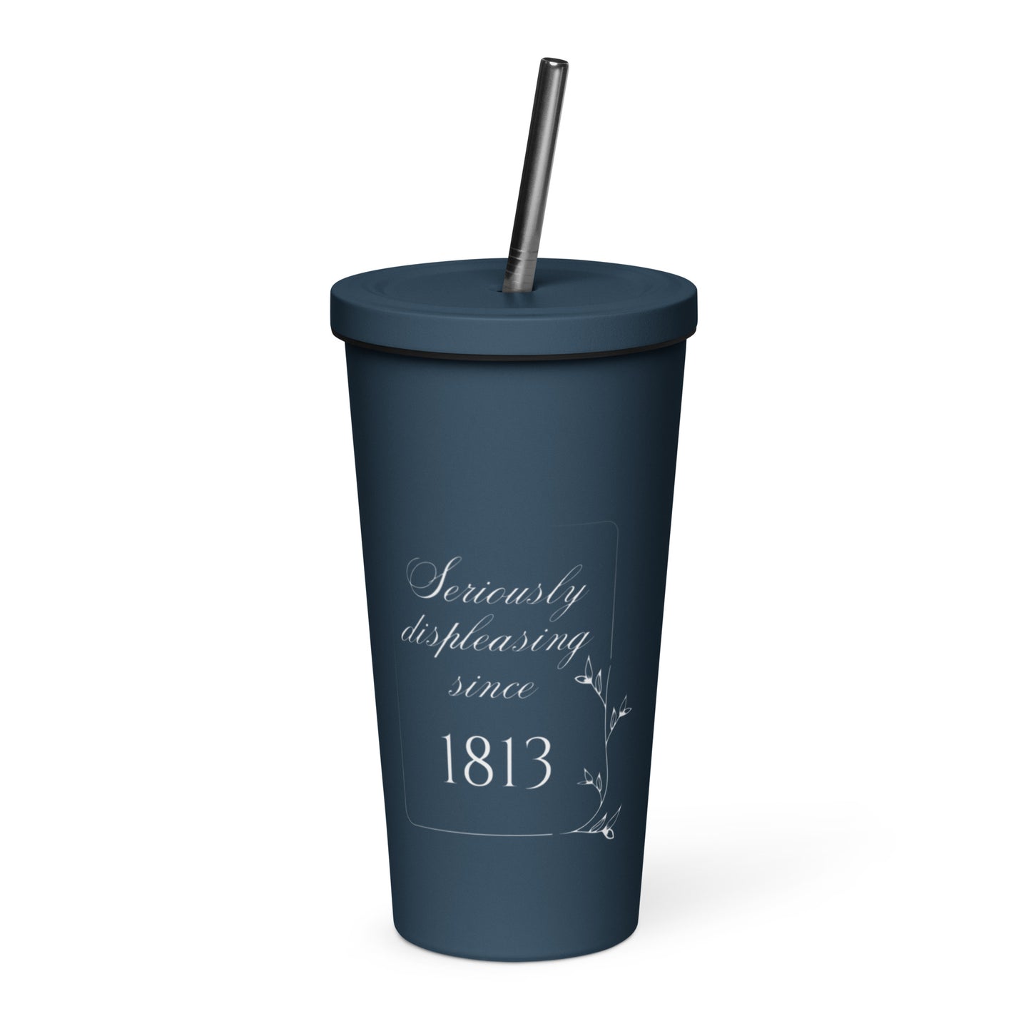 Obstinate, Headstrong Girl Insulated tumbler with a straw