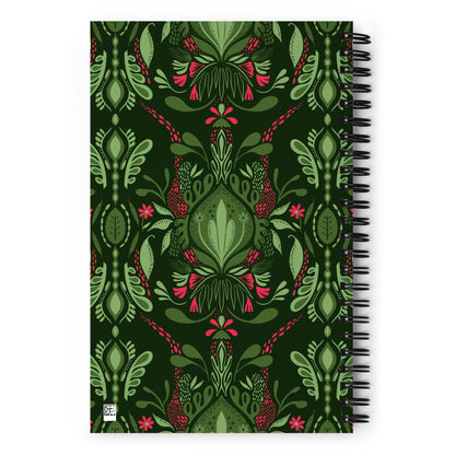 Victorian Watermelon Spiral Notebook