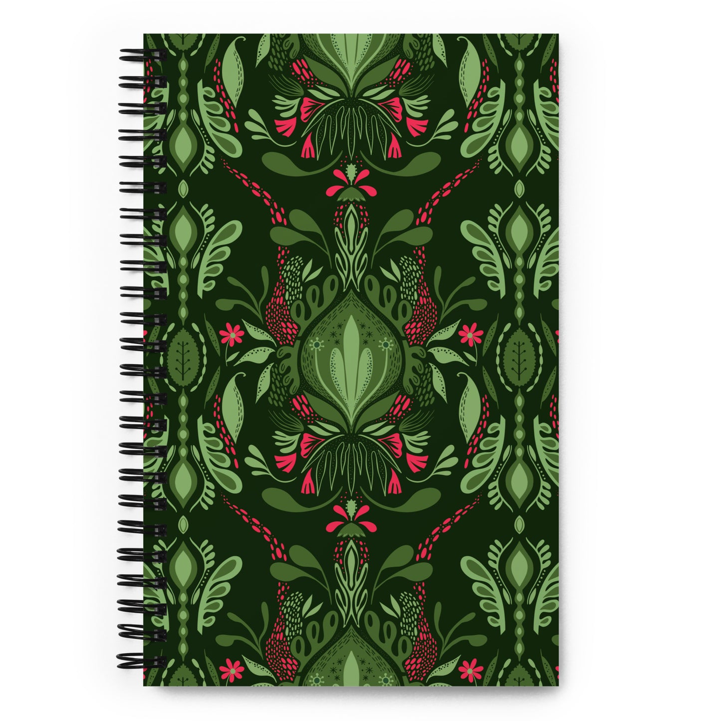 Victorian Watermelon Spiral Notebook