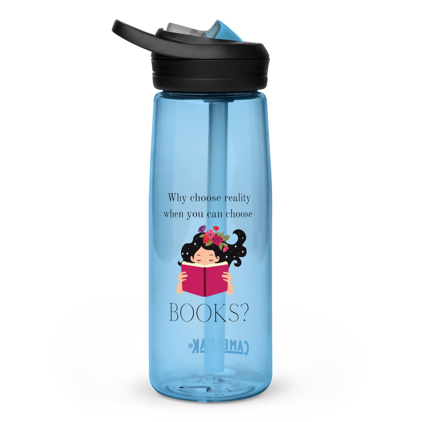 Book Lovers Sports water bottle