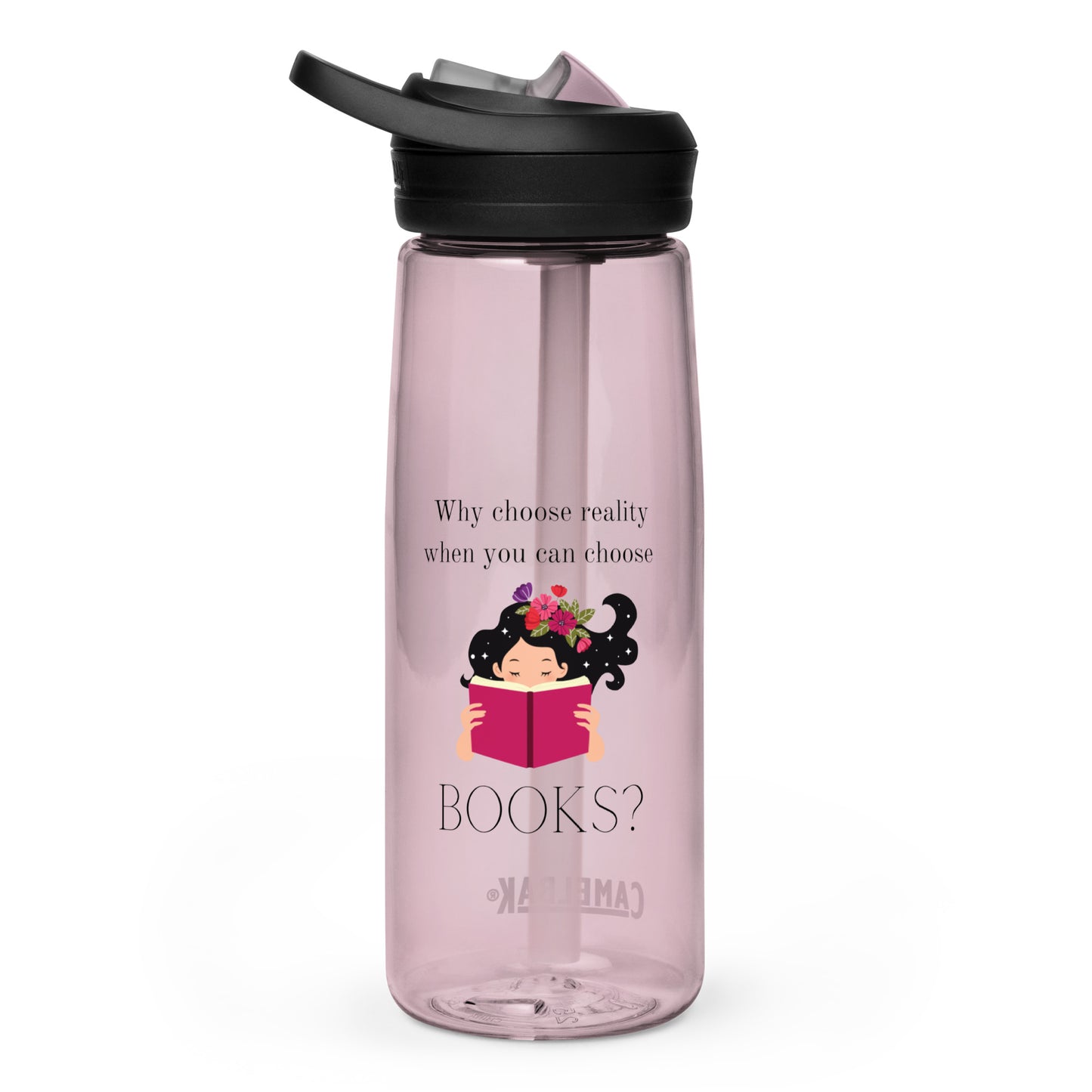 Book Lovers Sports water bottle