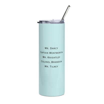 Austen Hero Names, Stainless steel tumbler