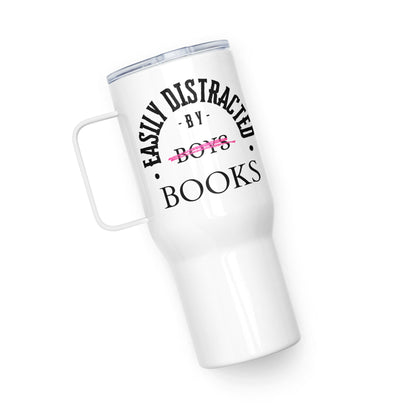 Easily Distracted By Books Travel Mug