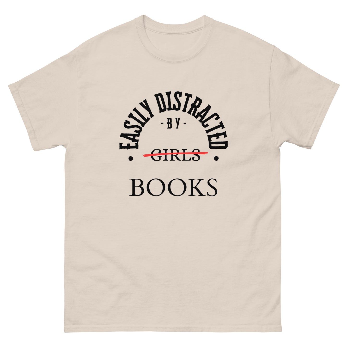 Easily Distracted By Books Classic tee