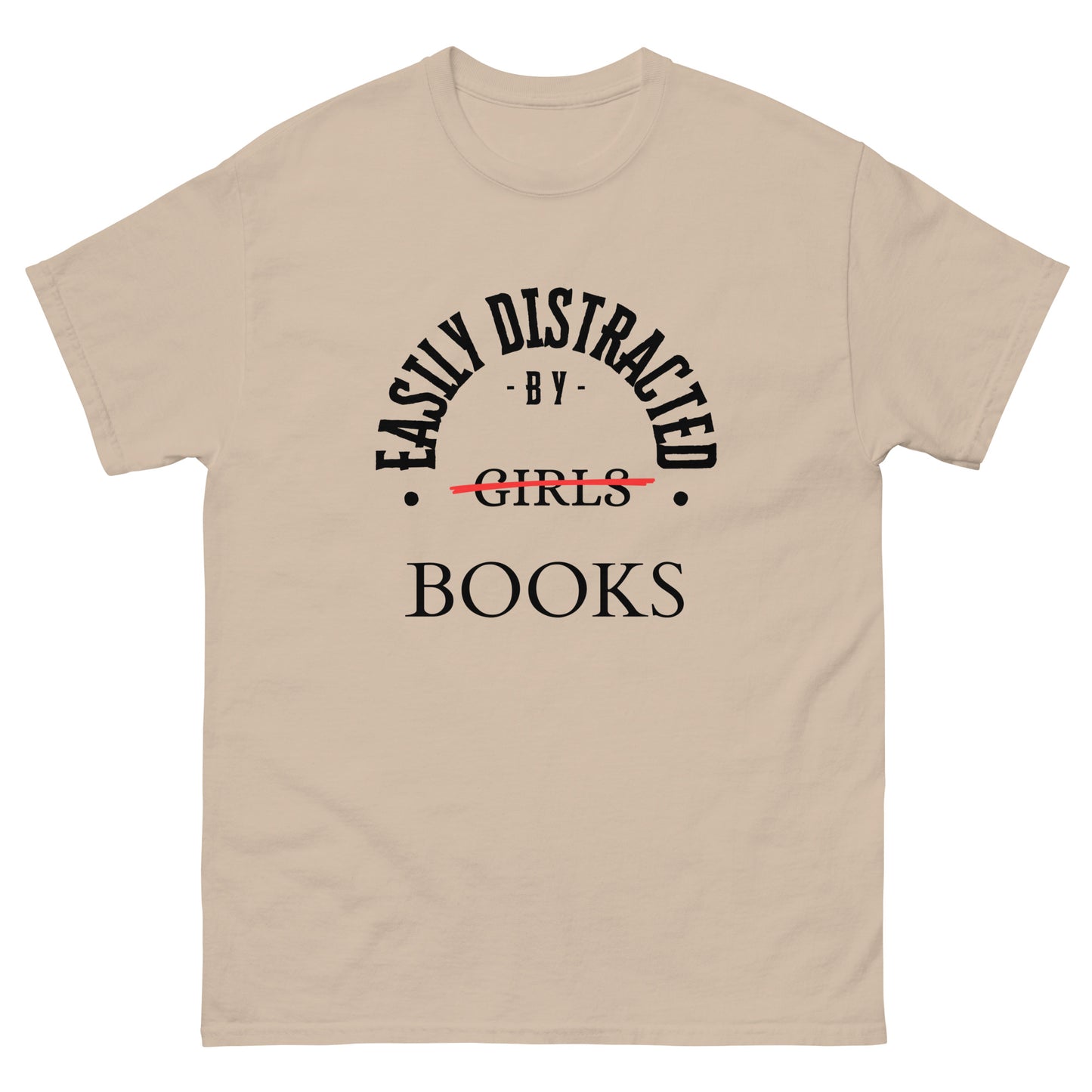 Easily Distracted By Books Classic tee