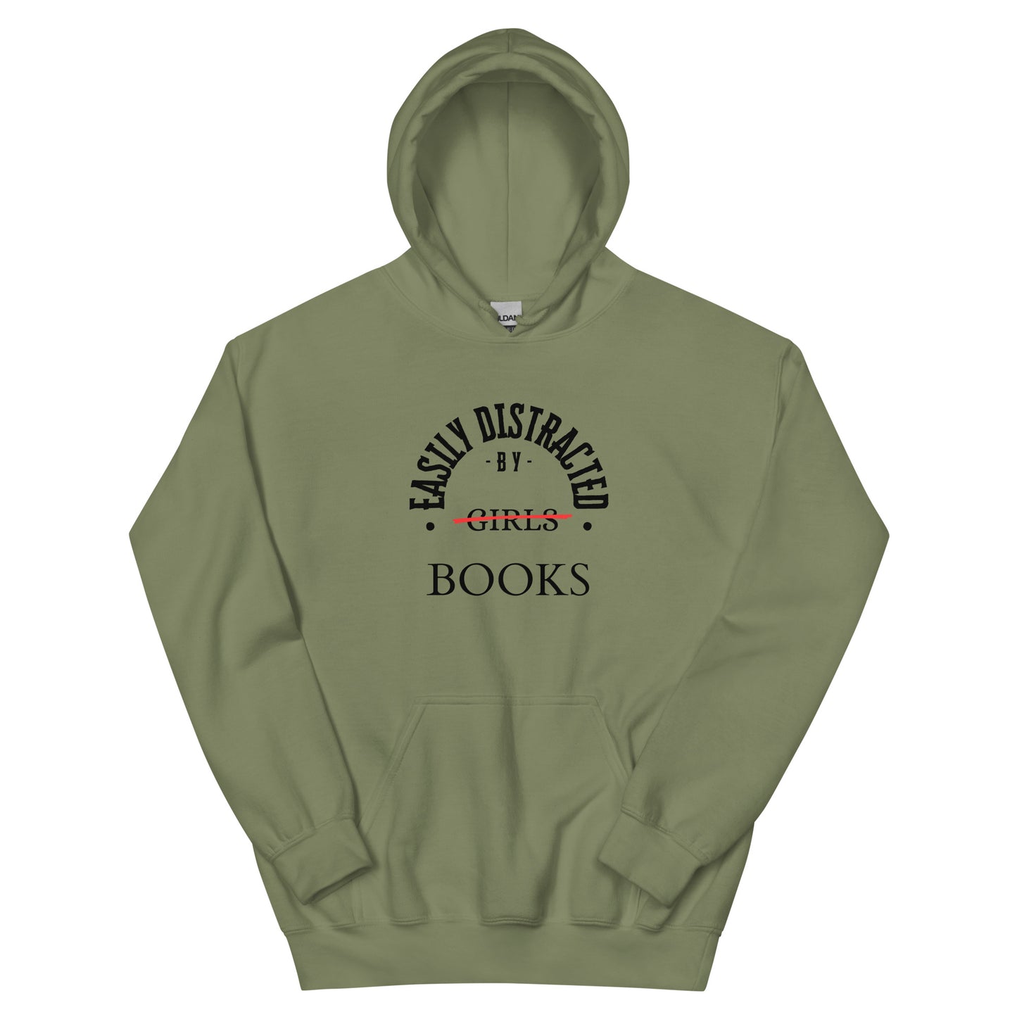 Easily Distracted By Books Hoodie