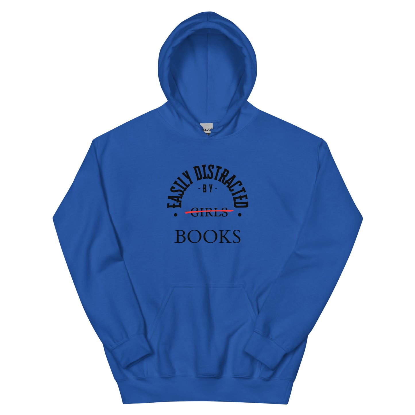 Easily Distracted By Books Hoodie