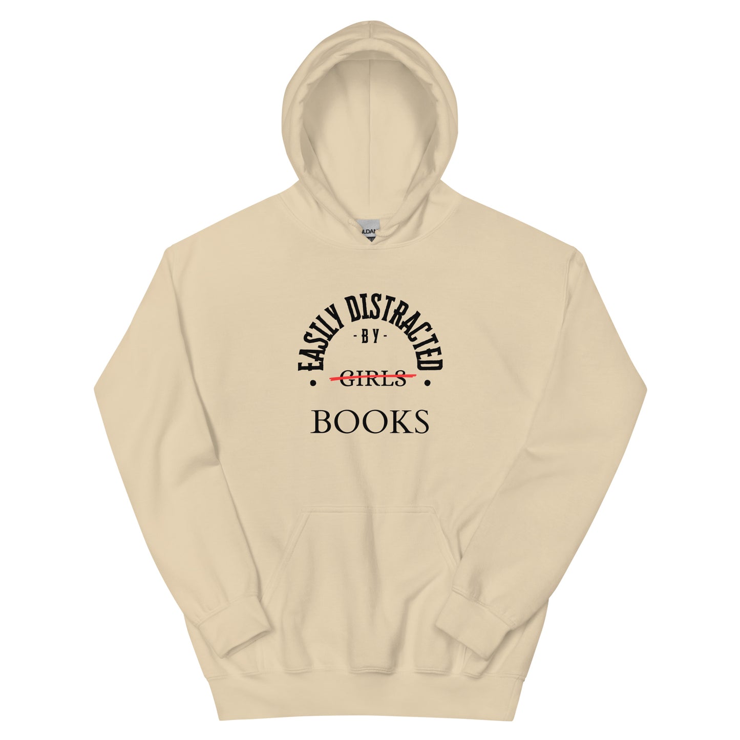 Easily Distracted By Books Hoodie