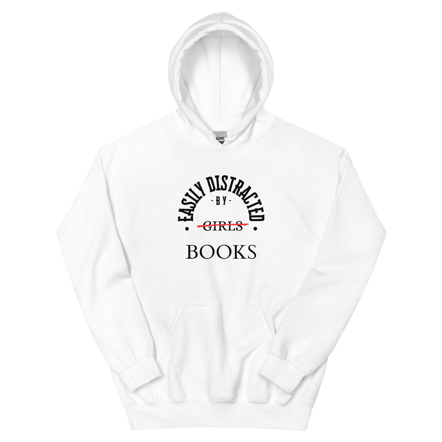 Easily Distracted By Books Hoodie