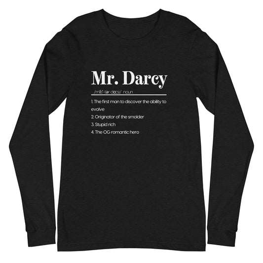 Darcy Definitions Unisex Long Sleeve Tee
