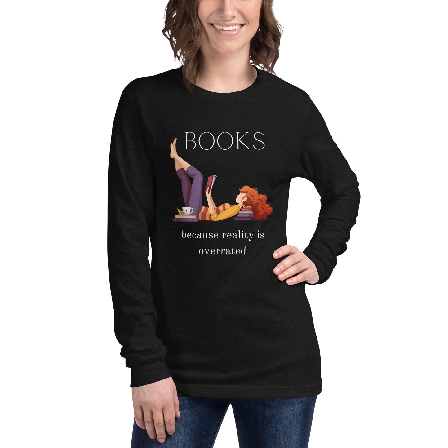 Book Lovers Unisex Long Sleeve Tee