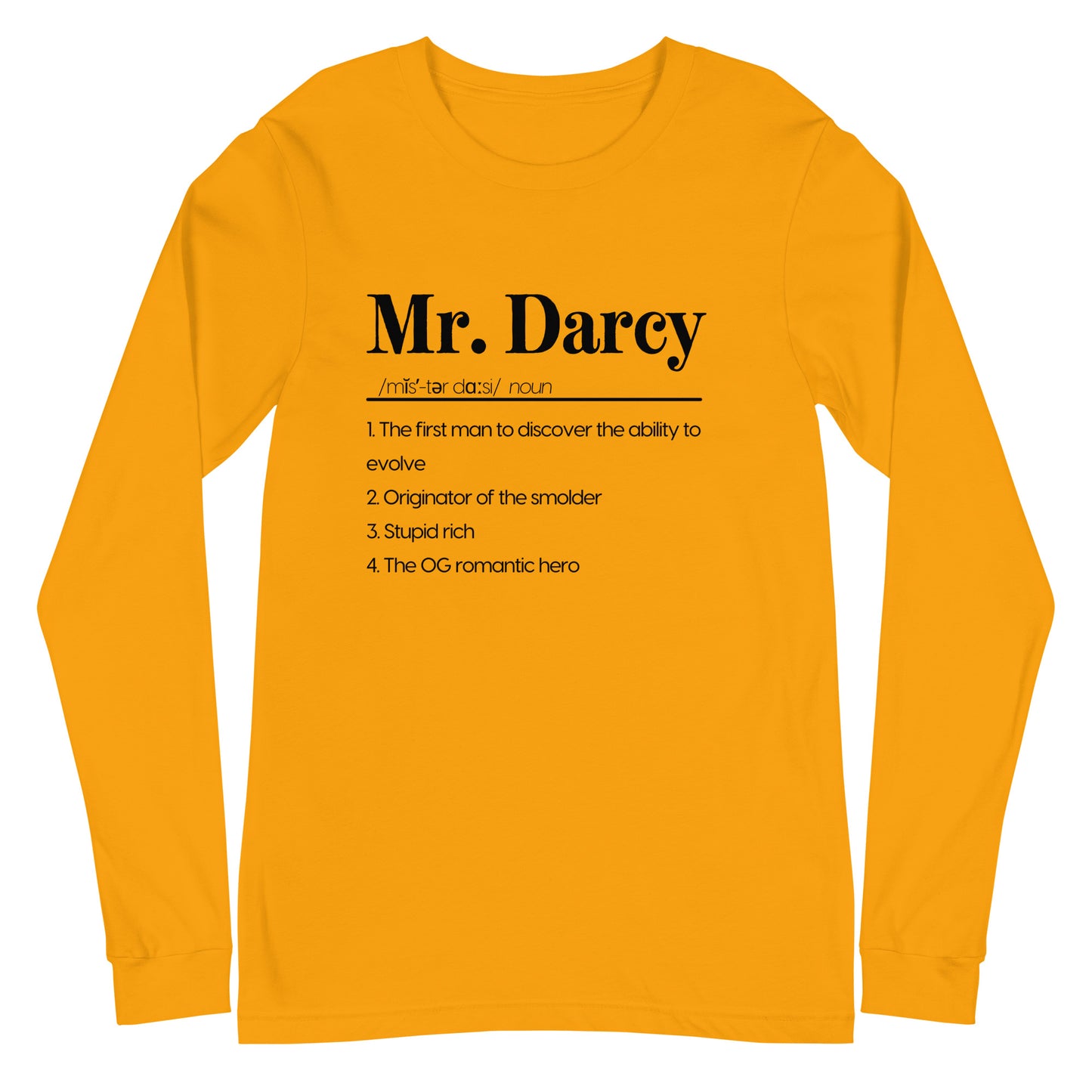 Darcy Definitions Unisex Long Sleeve Tee