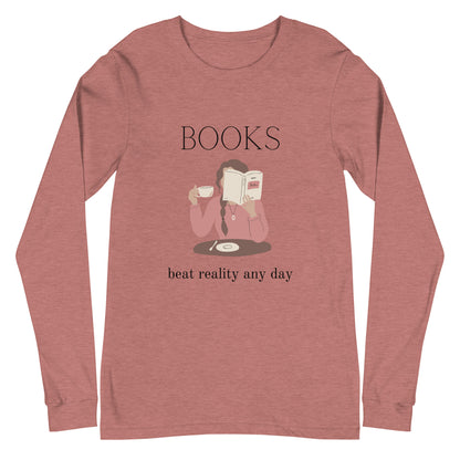 Book Lovers Unisex Long Sleeve Tee