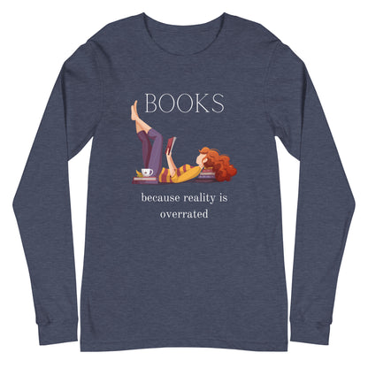 Book Lovers Unisex Long Sleeve Tee