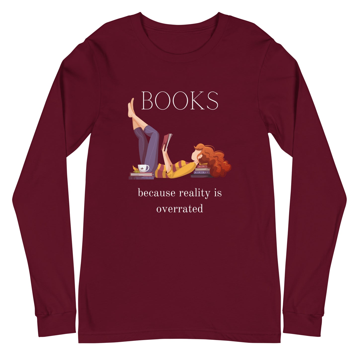 Book Lovers Unisex Long Sleeve Tee