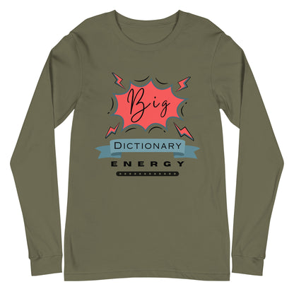 Big Dictionary Unisex Long Sleeve Tee