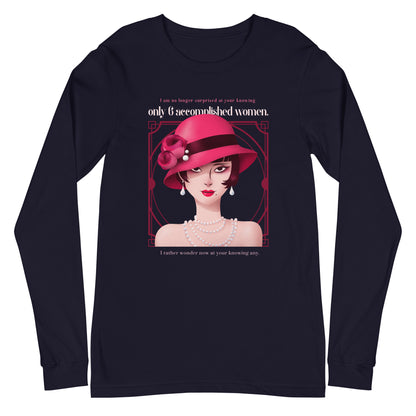 Art Deco - Accomplished Women Unisex Long Sleeve Tee