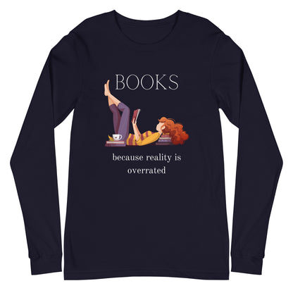 Book Lovers Unisex Long Sleeve Tee