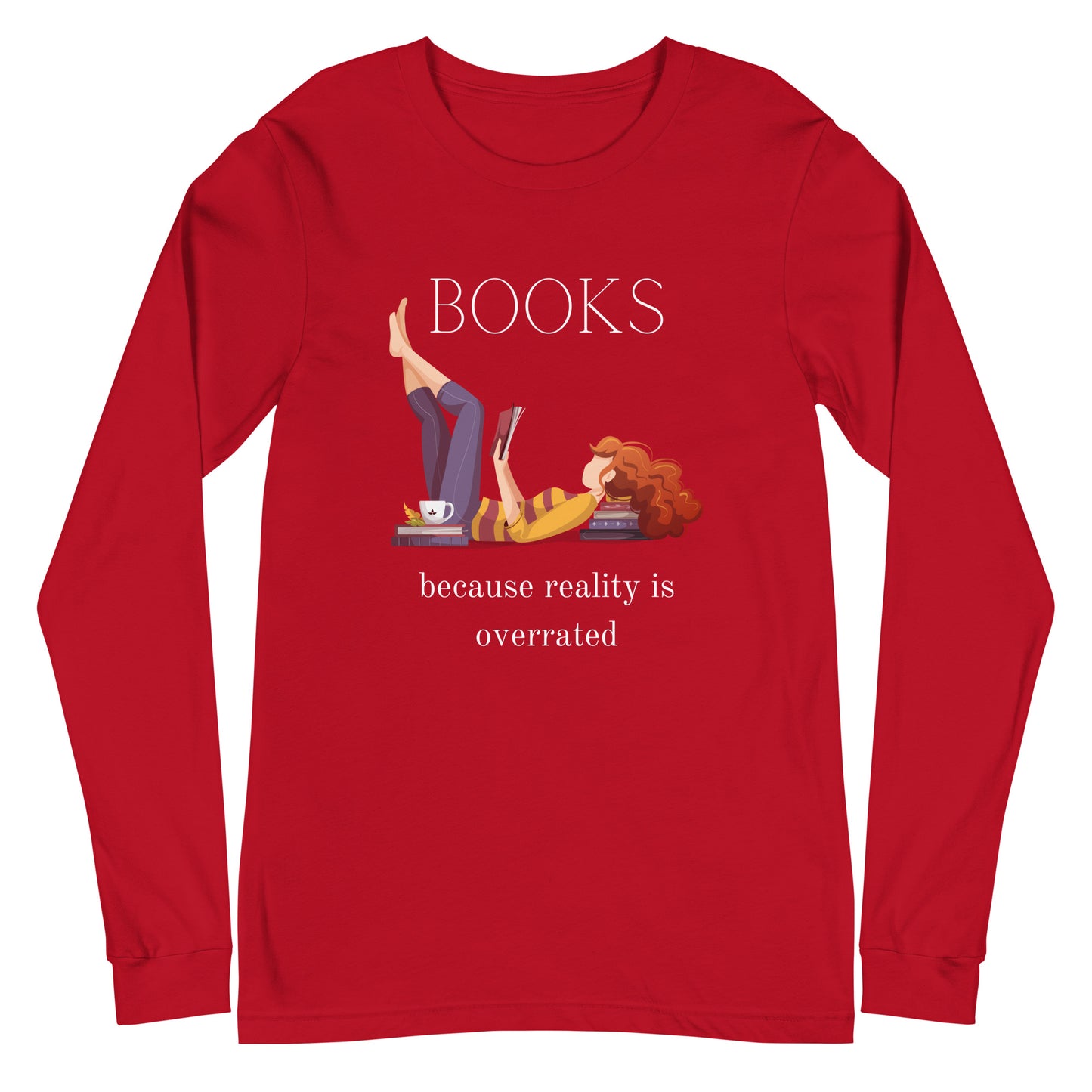 Book Lovers Unisex Long Sleeve Tee