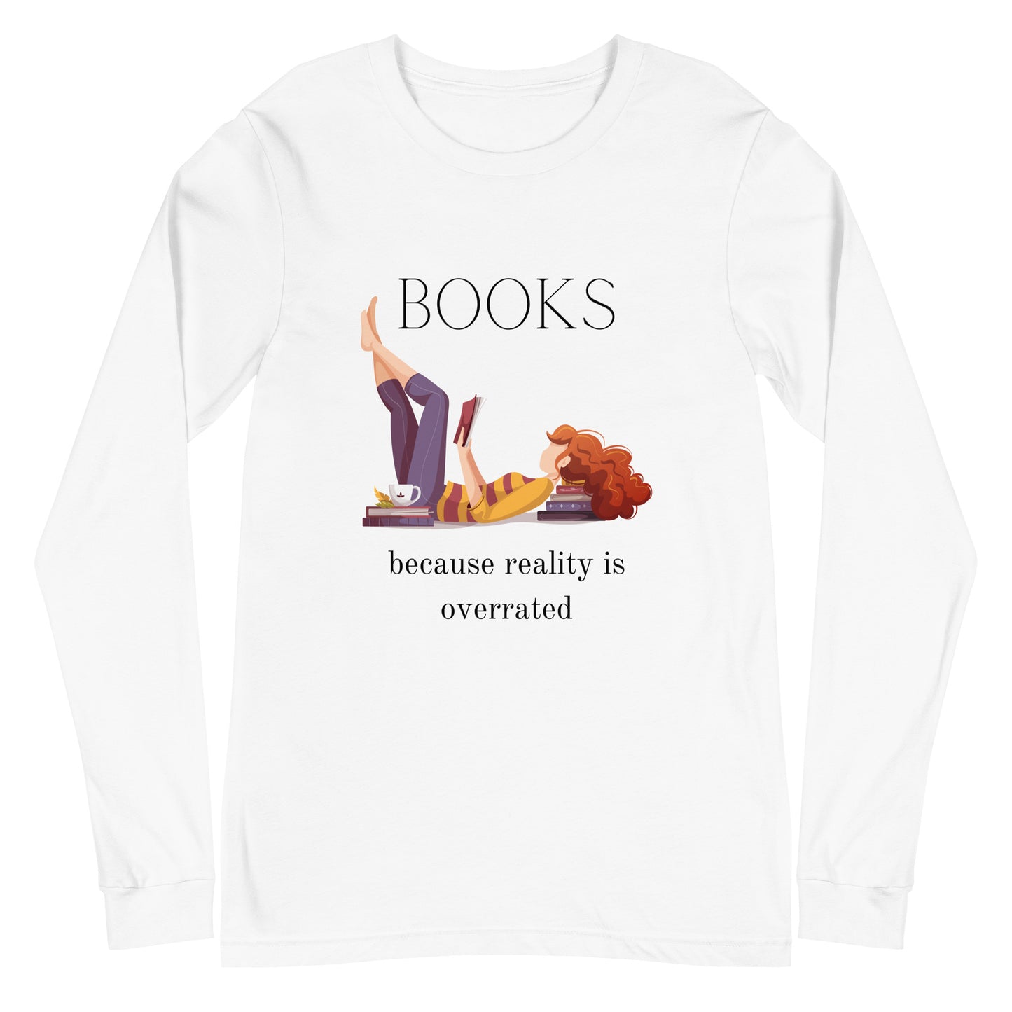 Book Lovers Unisex Long Sleeve Tee