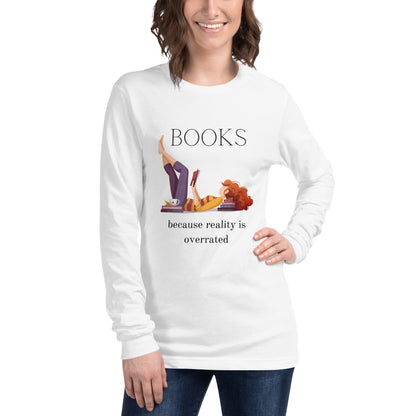 Book Lovers Unisex Long Sleeve Tee