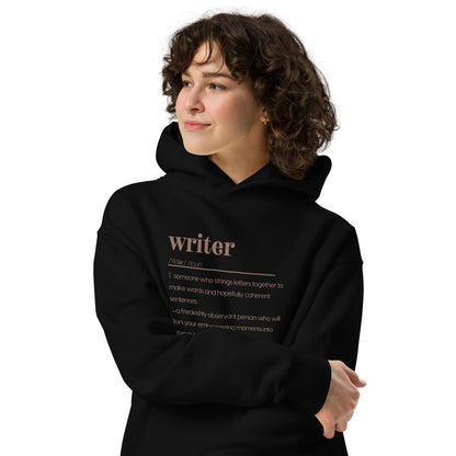 Writer Definitions Unisex oversized hoodie