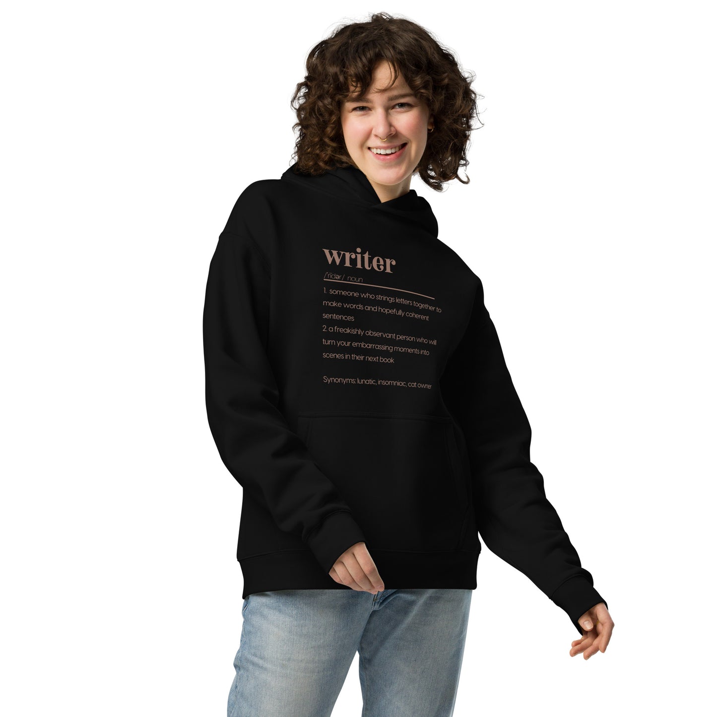 Writer Definitions Unisex oversized hoodie