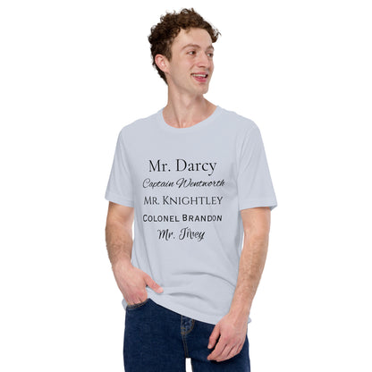 Austen Heroes Unisex T-shirt