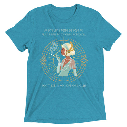 Art Deco - Selfishness Short sleeve tri-blend