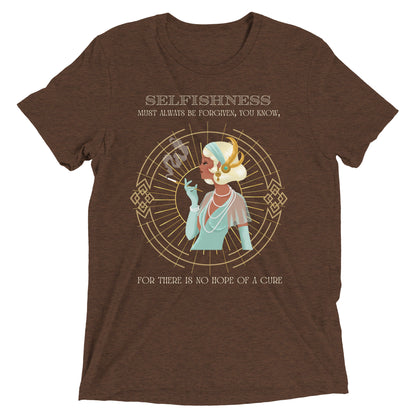 Art Deco - Selfishness Short sleeve tri-blend