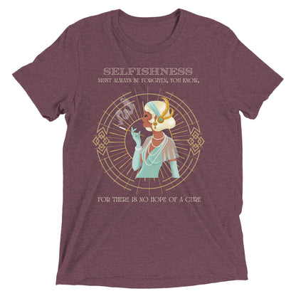 Art Deco - Selfishness Short sleeve tri-blend