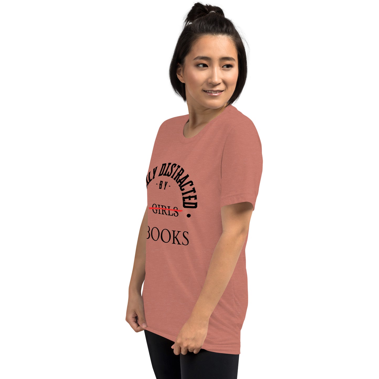 Easily Distracted By Books Short Sleeve t-shirt