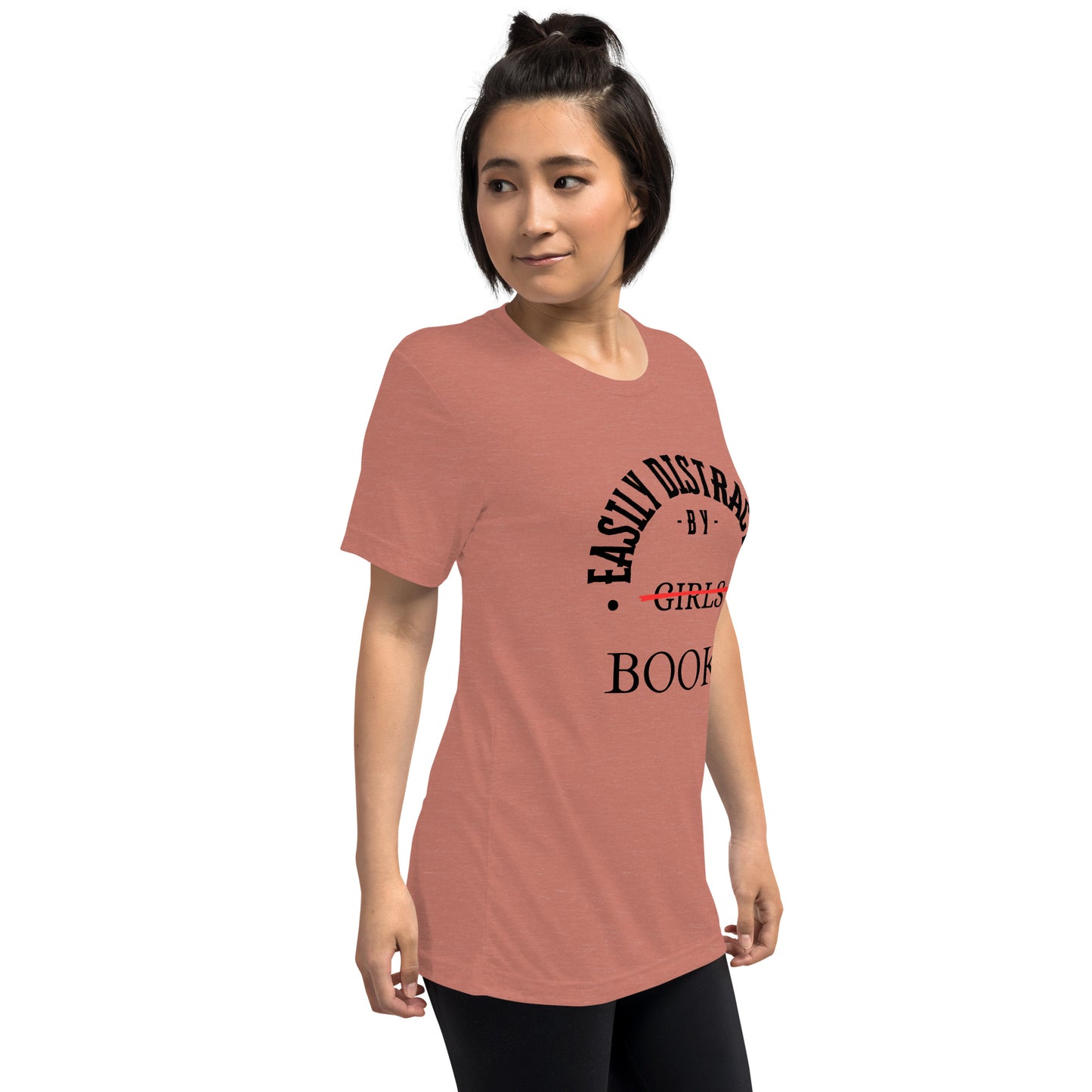 Easily Distracted By Books Short Sleeve t-shirt