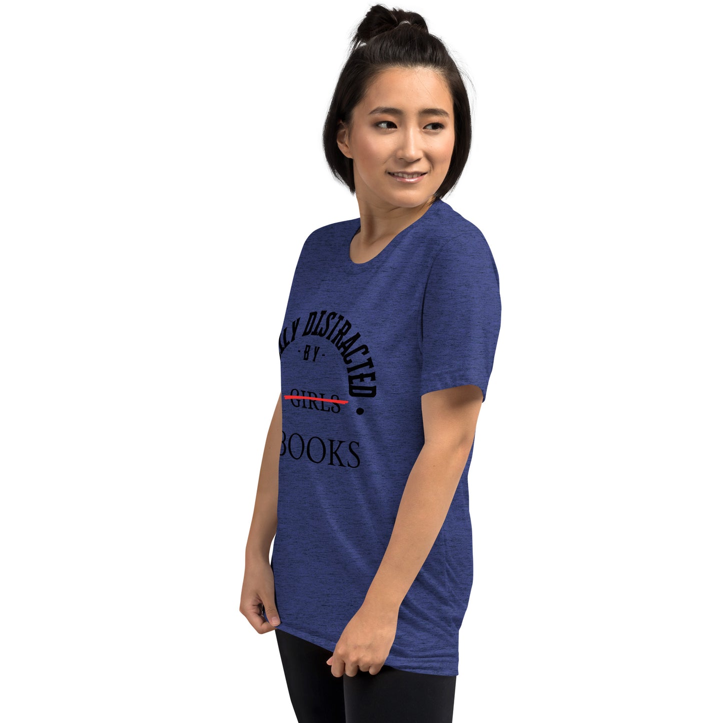 Easily Distracted By Books Short Sleeve t-shirt