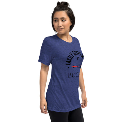 Easily Distracted By Books Short Sleeve t-shirt