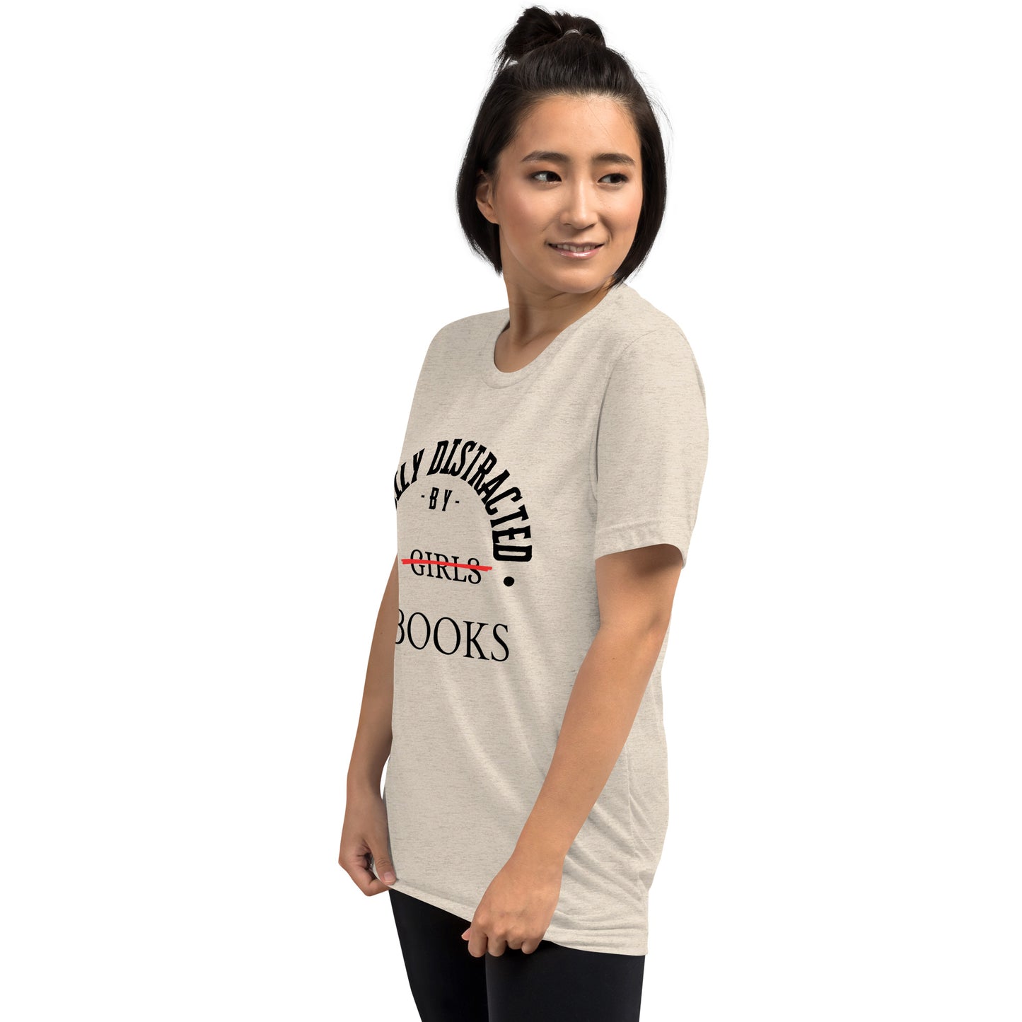 Easily Distracted By Books Short Sleeve t-shirt