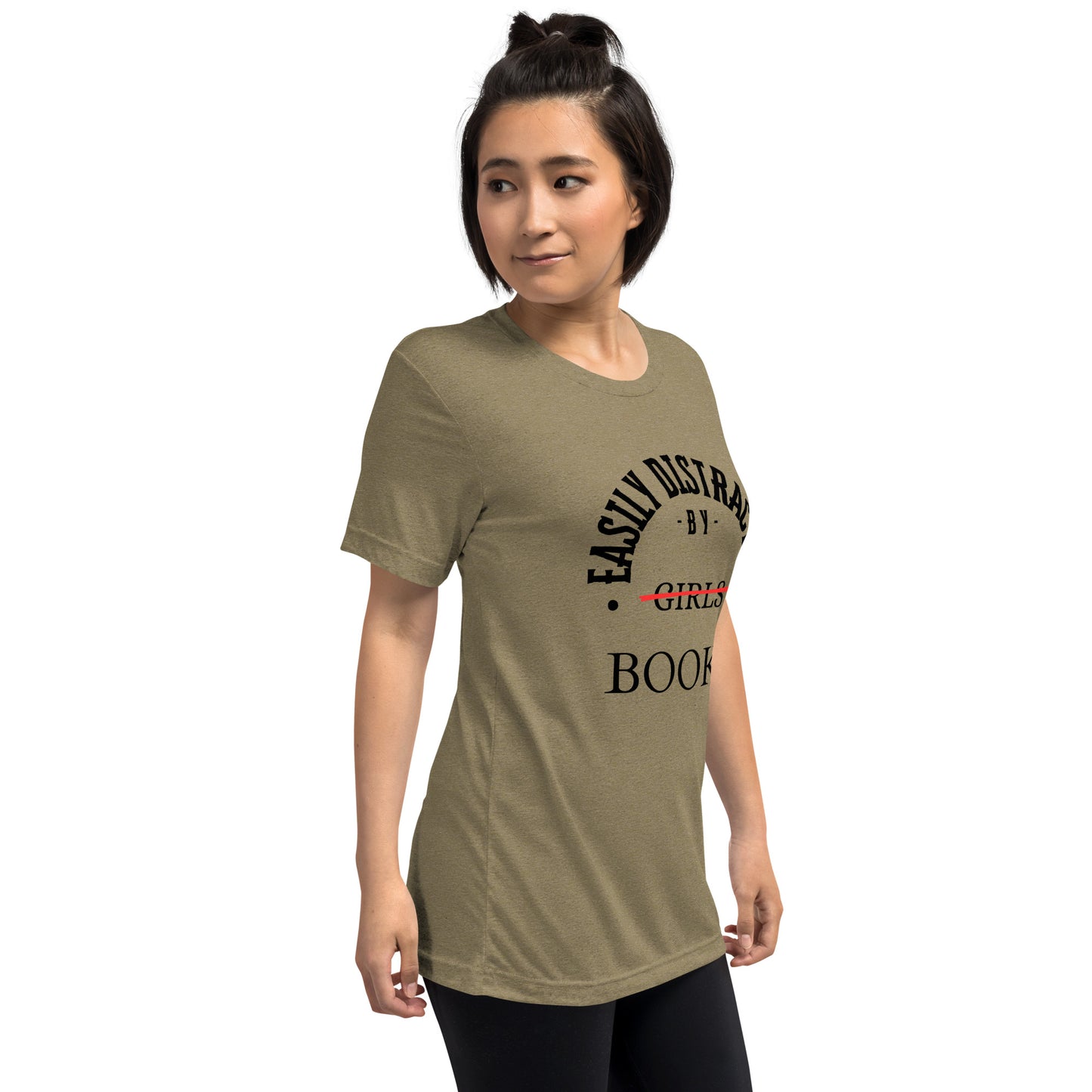 Easily Distracted By Books Short Sleeve t-shirt