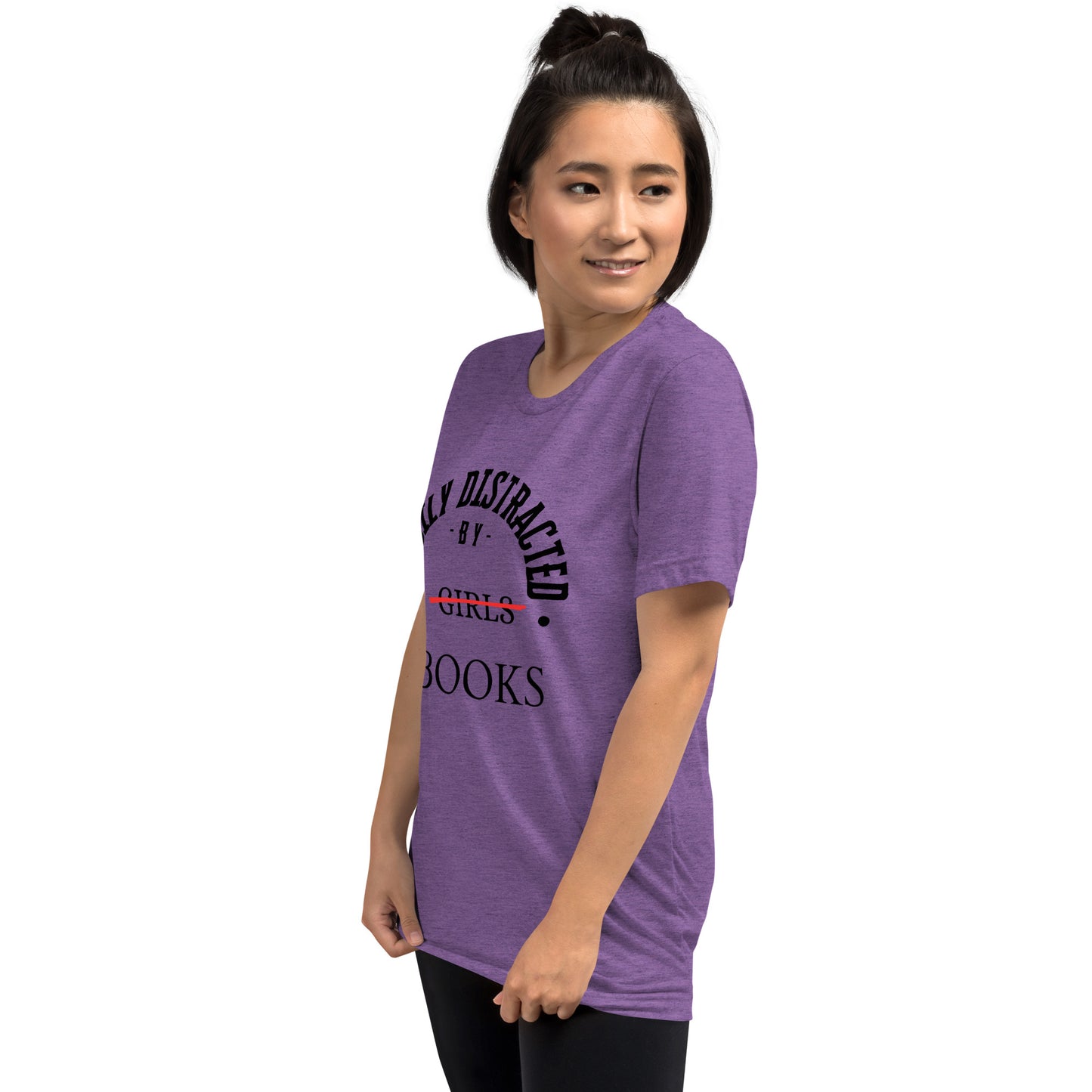 Easily Distracted By Books Short Sleeve t-shirt