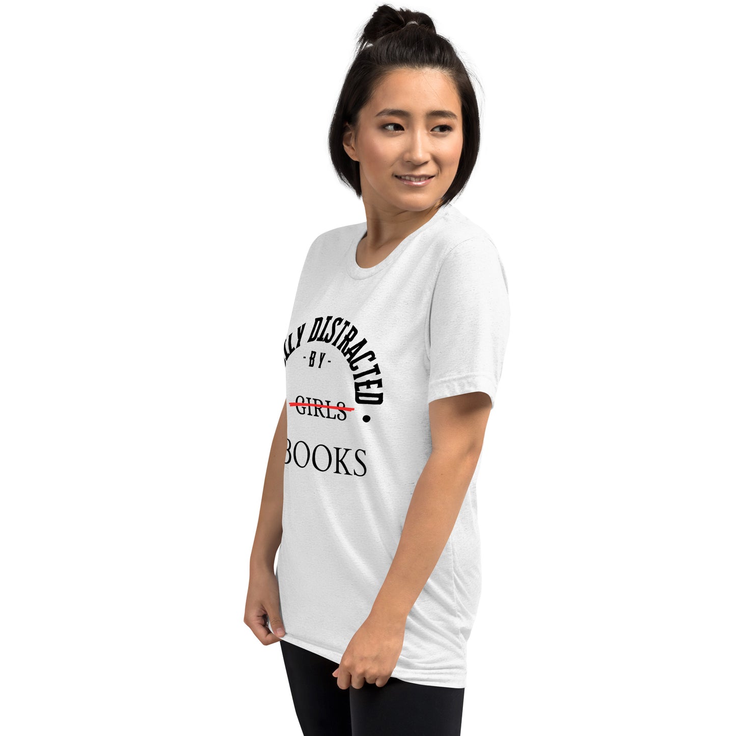 Easily Distracted By Books Short Sleeve t-shirt