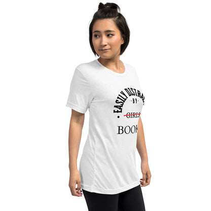 Easily Distracted By Books Short Sleeve t-shirt