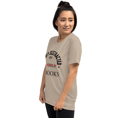 Easily Distracted By Books Short Sleeve t-shirt