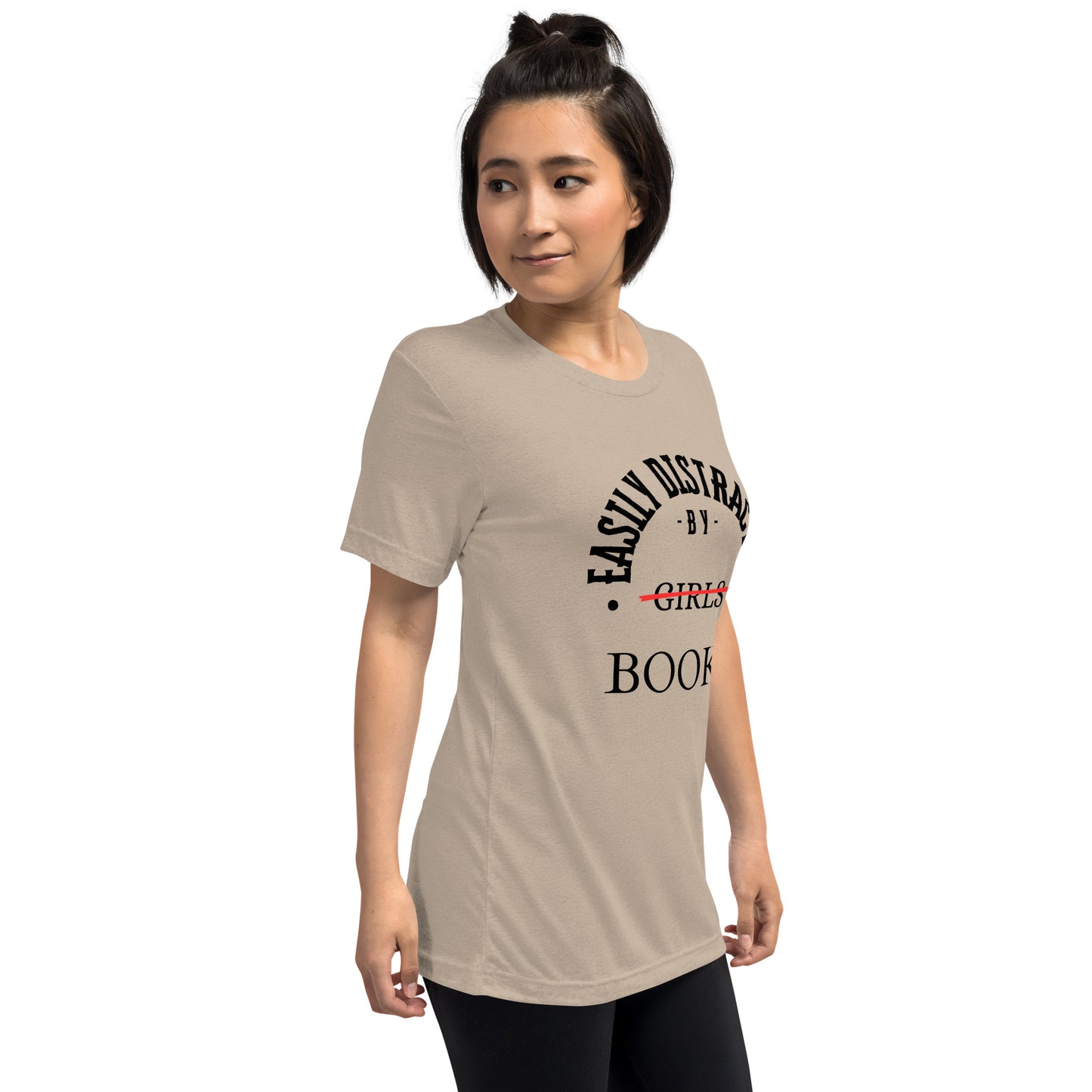 Easily Distracted By Books Short Sleeve t-shirt