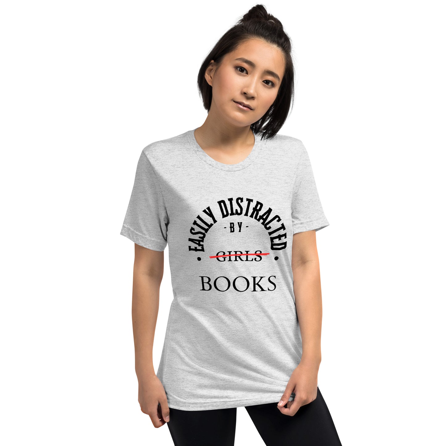 Easily Distracted By Books Short Sleeve t-shirt