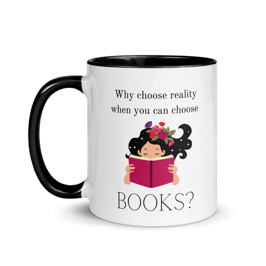 Book Lovers Mug with Color Inside