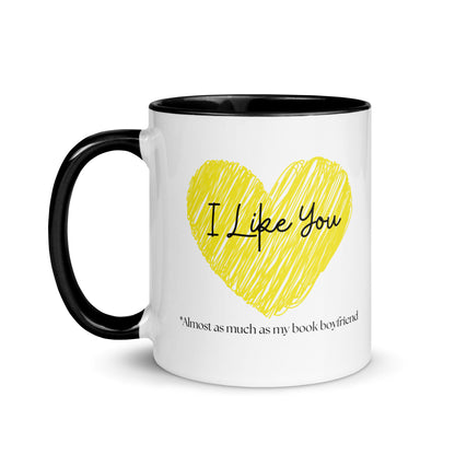 I like you, Mug with Color Inside