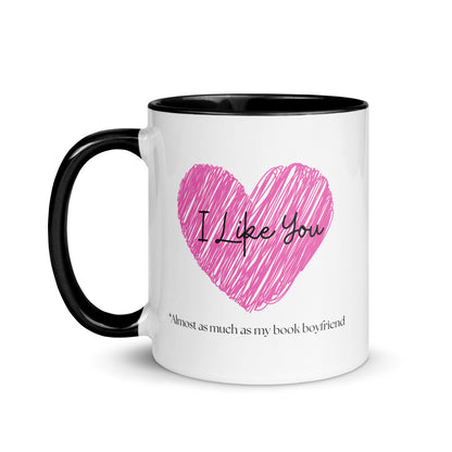 I like you, Mug with Color Inside