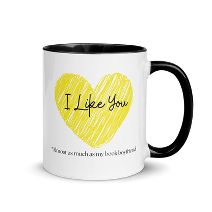 I like you, Mug with Color Inside